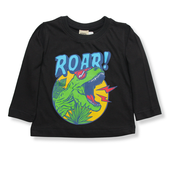 Kids Mid Season Super Soft Shirt-Roar Black